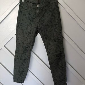 J Brand Skinny Leg Mid-Rise Capri Length